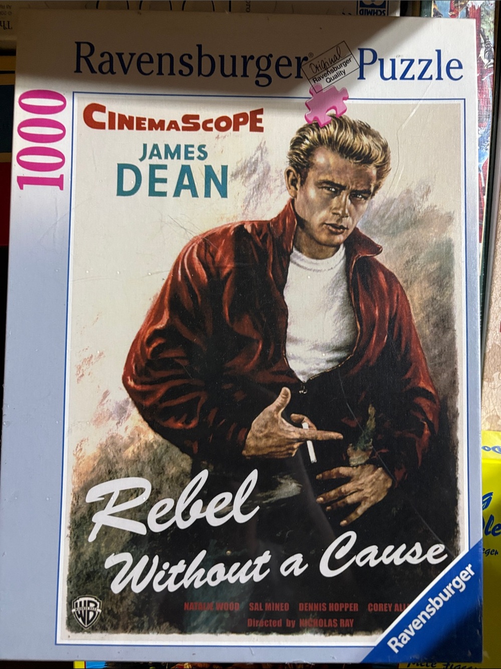 NEW Rebel With Out A Cause James Dean  1000 Piece Puzzle Ravensburger